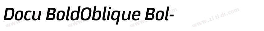 Docu BoldOblique Bol字体转换 Docu BoldOblique Bol字体转换